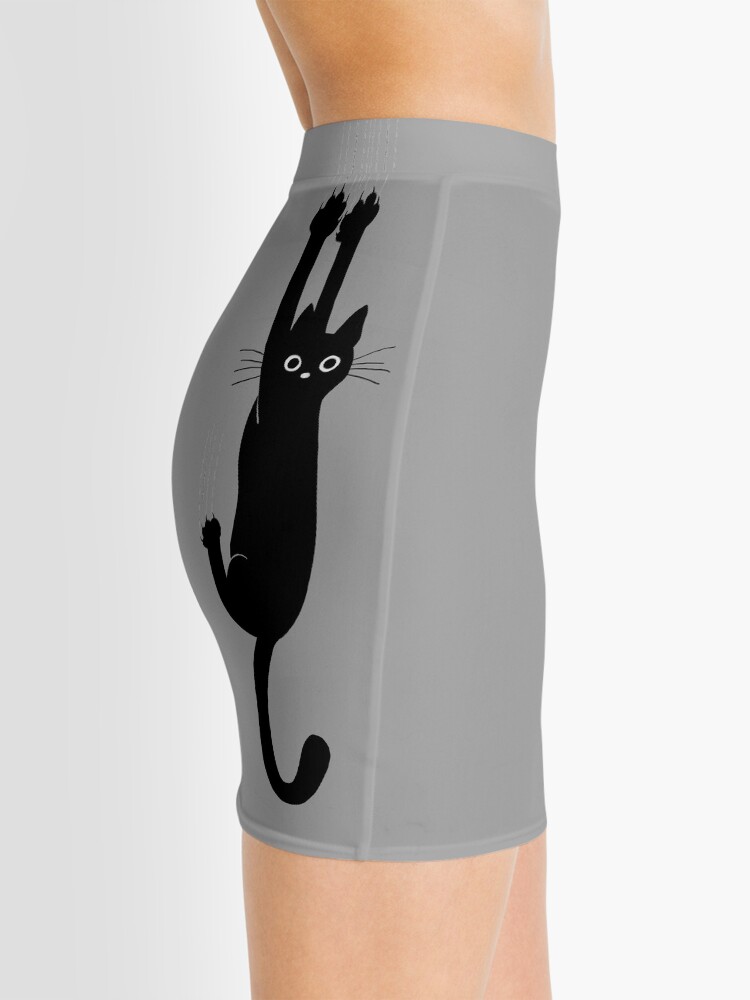 Alternate view of Black Cat Holding On Mini Skirt