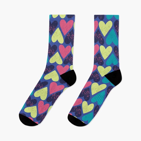 Item preview, Bright Textured Hearts designed and sold by Capictures.