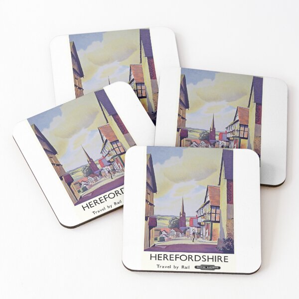 Item preview, British Railways Vintage travel poster for Herefordshire designed and sold by Random Railways.