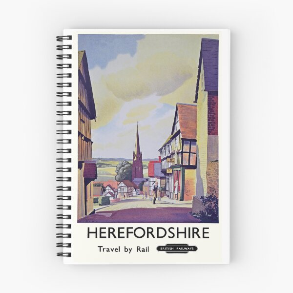 Item preview, British Railways Vintage travel poster for Herefordshire designed and sold by Random Railways.