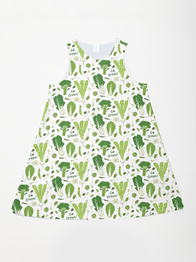 slim fit dress slacks Leafy Green Dice Sleeveless Dress main image 1