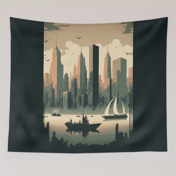 Item preview, The Big Apple Skyline designed and sold by Abili-Tees.