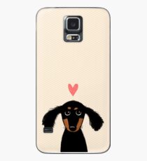 Dachshund Puppy Love Case/Skin for Samsung Galaxy