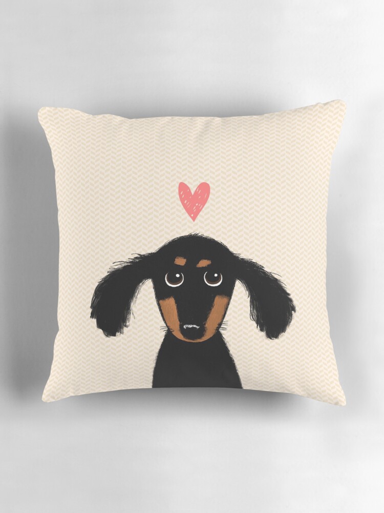 Dachshund Heart Pillow Dachshund Heart Pillow