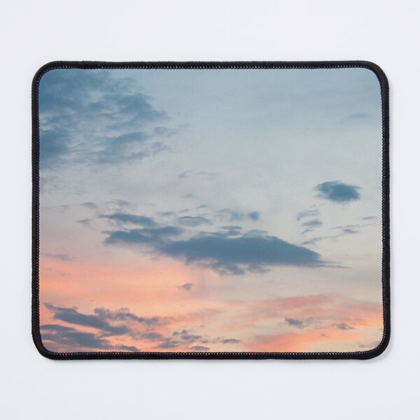 Item preview, blue clouds and orange sunset summer designed and sold by moonaliara.