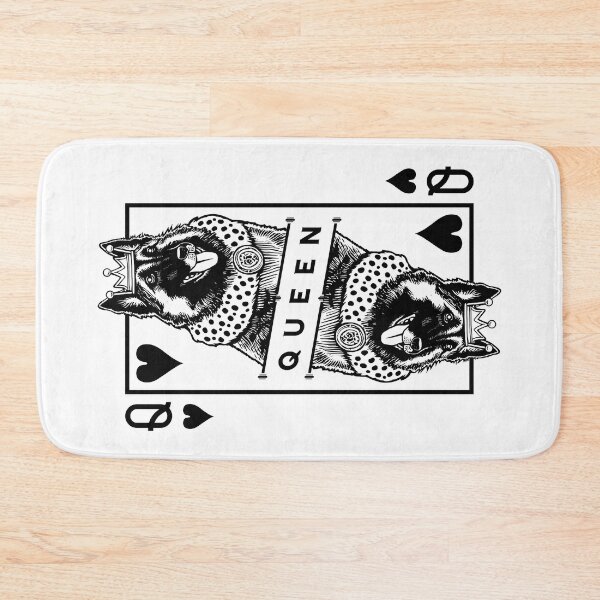 Item preview, Belgian Tervuren Shepherd Queen Of Hearts Funny Dog Pop Art designed and sold by GrandeDuc.