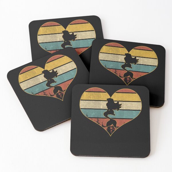 Item preview, Retro vintage mermaid heart designed and sold by gastonfongemie.