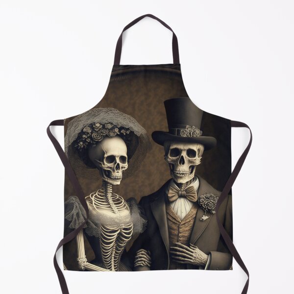Item preview, Skeleton Couple in Love Holding Hands Valentines, Wedding, Anniversary, Birthday Funny Gift designed and sold by CoyoteStudio.