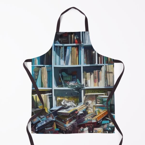Aperçu de l'œuvre Pile de livres Lecture sur étagère créée et vendue par Canadamarsworks.
