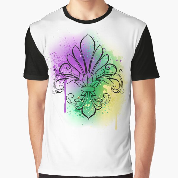 Item preview, Lily with Watercolor ( Mardi Gras Fleur de Lis ) designed and sold by Blackmoon9.