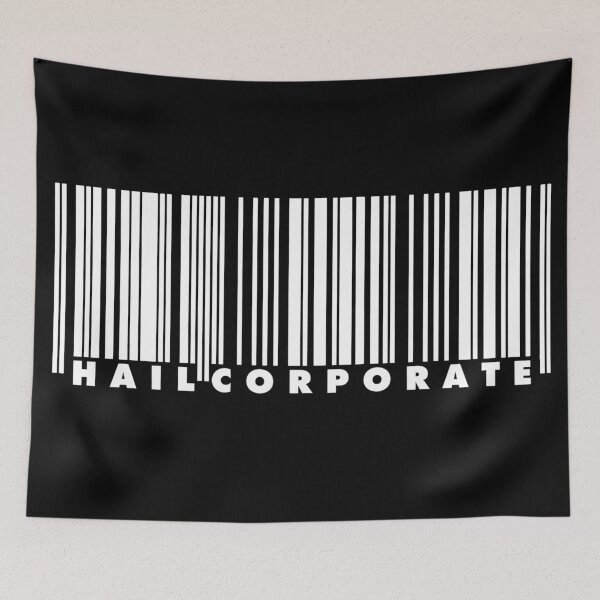 Item preview, /r/Hailcorporate bar code merchandise (White) designed and sold by tacticalhog.