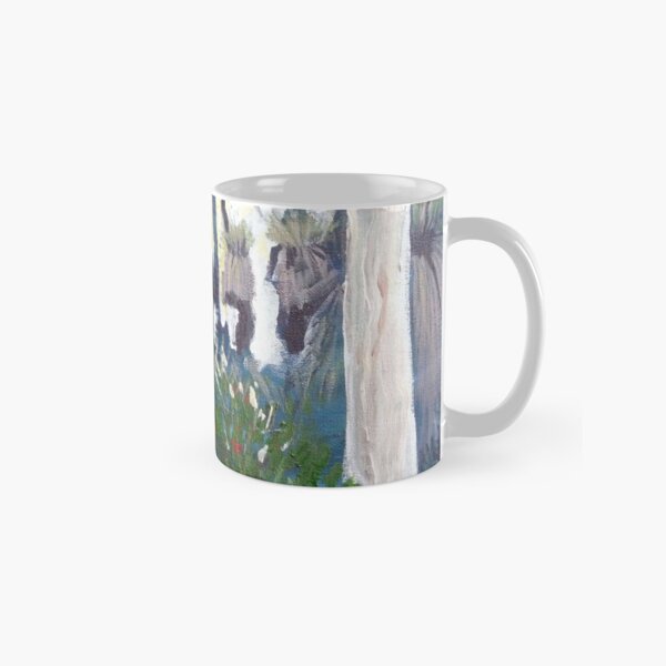 light through the grass trees Classic Mug