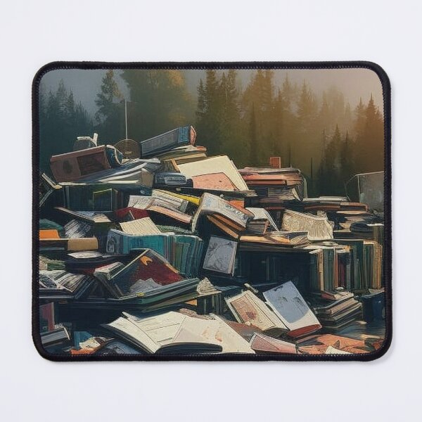 Item preview, Book Pile Outdoors designed and sold by Canadamarsworks.