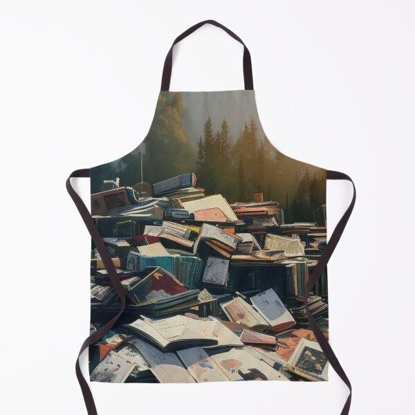 Item preview, Book Pile Outdoors designed and sold by Canadamarsworks.
