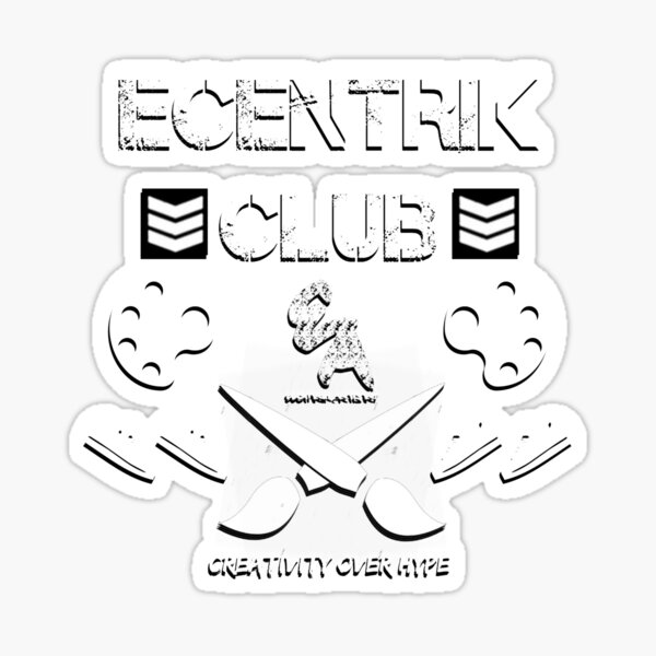 Ecentrik Club Sticker