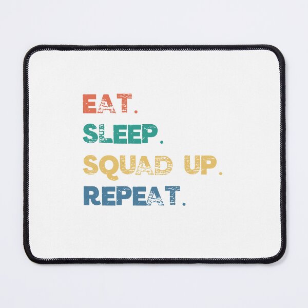 Artikelvorschau, Lustiger Eat Sleep Squad Up Gamer Live Streamer entworfen und verkauft von gillys.