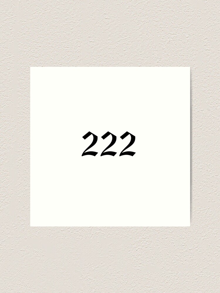 Angel number 222