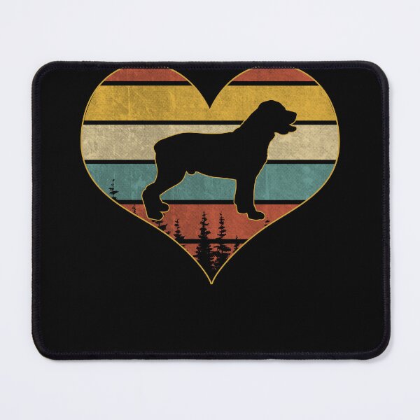 Item preview, Retro vintage rottweiler heart designed and sold by gastonfongemie.