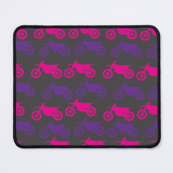 Item preview, Pink and Purple Motocross Dirt Bike Pattern designed and sold by DirtyGirlGraphics.