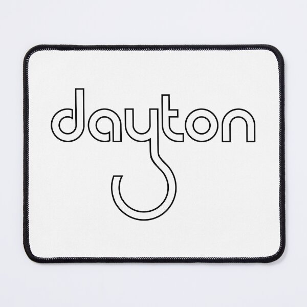 Artikelvorschau, 80er Dayton Football Logo - schwarzer Umriss entworfen und verkauft von Hitchapps.