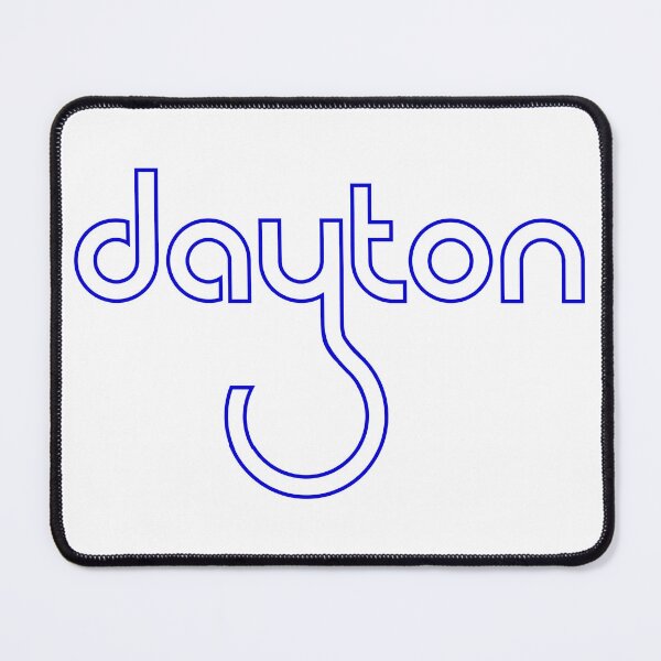 Item preview, 80s Dayton Football Logo - Blue Outline designed and sold by Hitchapps.