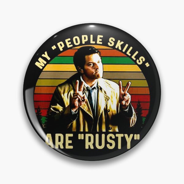 Item preview, My People Skills Are Rusty, Castiel Supernatural designed and sold by shopppppp.