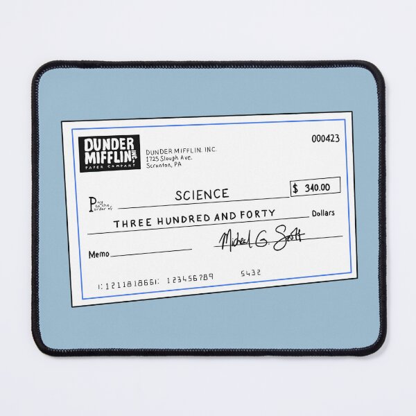 Item preview, $340 Cheque to Science designed and sold by thebcarts.