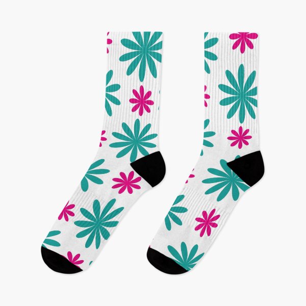 Item preview, Vintage margaridas verde e rosa designed and sold by GirlaineSQ.