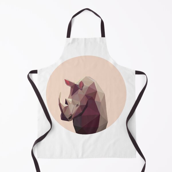 Item preview, Cartoony Geometric Rhino Illustrated designed and sold by Miru-mir.