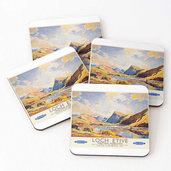 Item preview, Vintage British Railways travel poster Loch Etive, Highlands designed and sold by Random Railways.