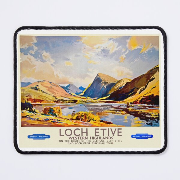 Item preview, Vintage British Railways travel poster Loch Etive, Highlands designed and sold by Random Railways.