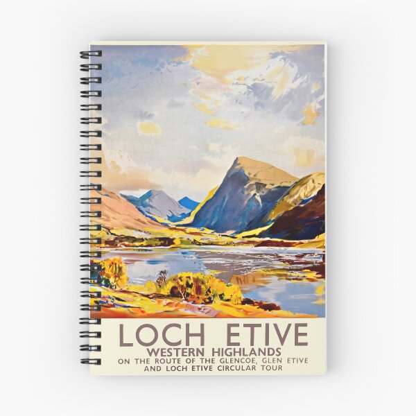Item preview, Vintage British Railways travel poster Loch Etive, Highlands designed and sold by Random Railways.