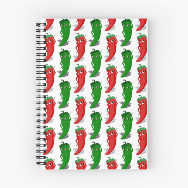 Item preview, Red And Green Hot Pepper Diva Cartoon Pattern designed and sold by Almdrs.
