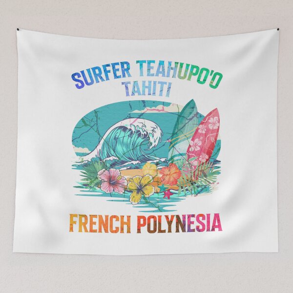 Item preview, Surfer Teahupoo Tahiti   FRENCH POLYNESIA designed and sold by Halcion C.