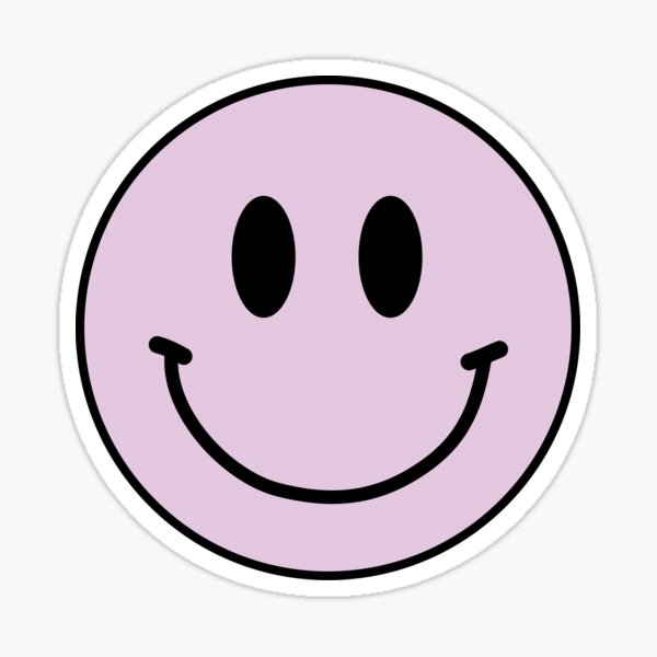 Wall Mural Happy emoticon smiley with eyes blinking - PIXERS.US