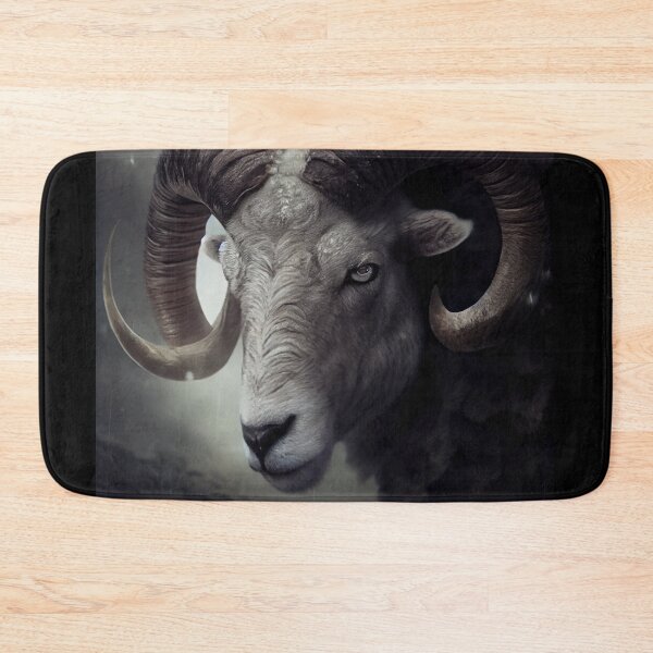 Item preview,  Dark goat with horns designed and sold by Maniock.