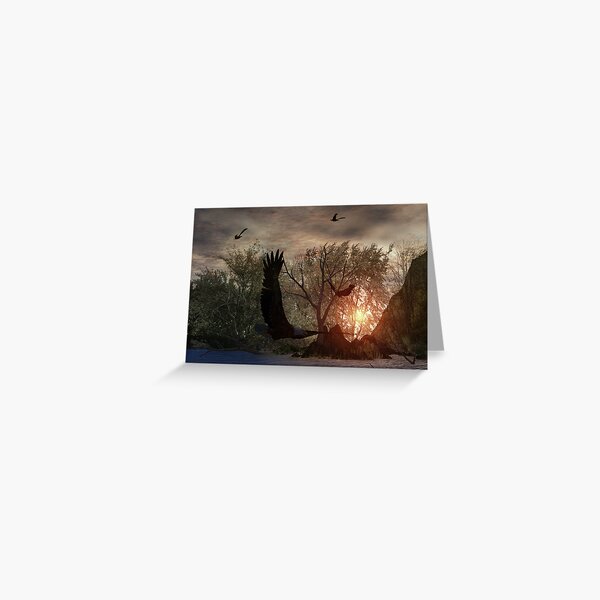Sunset on Eagle Lake Greeting Card