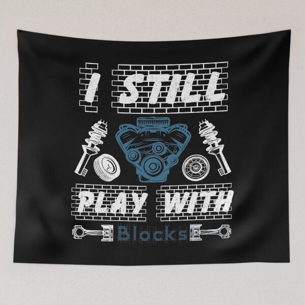 Item preview, I Still Play With Blocks designed and sold by capotees.