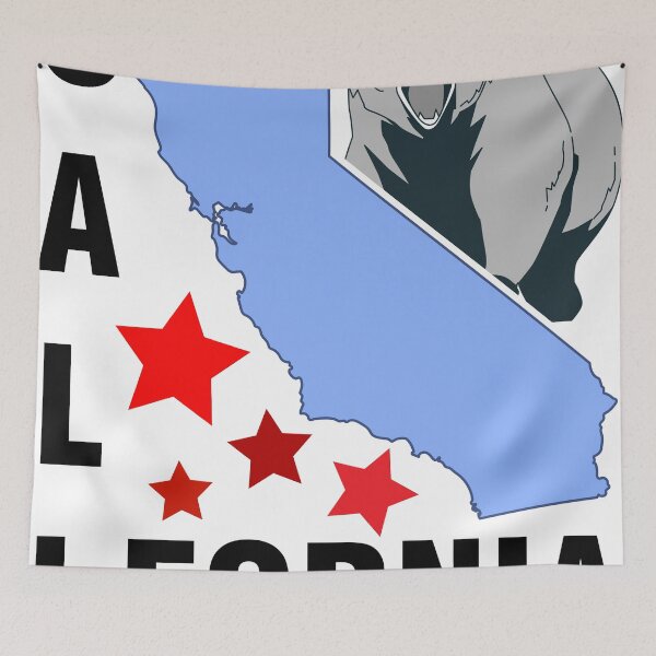 Item preview, california state with california bear designed and sold by designsmaster99.