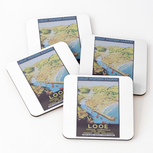 Item preview, Vintage Great Western Railway travel poster for Looe, Cornwall designed and sold by Random Railways.