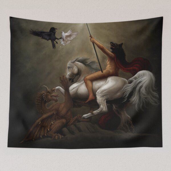 Item preview, San Giorgio e il drago designed and sold by Lova Dahn.