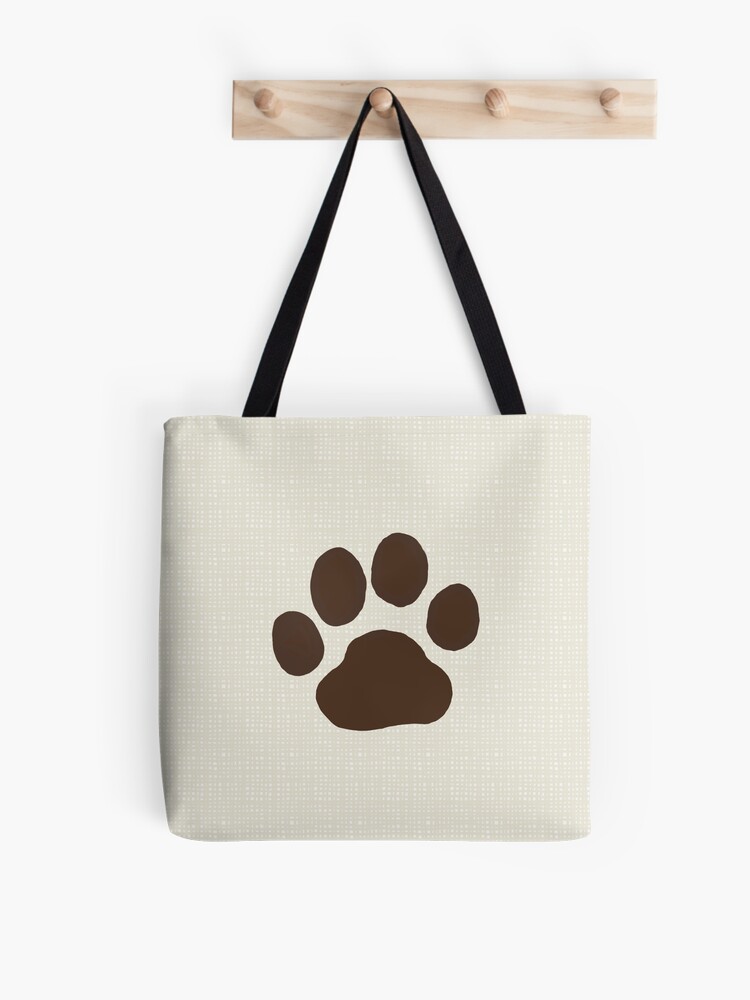 Paw print tote bags sale