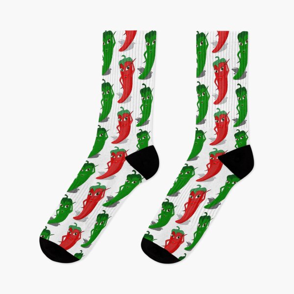 Item preview, Red And Green Hot Pepper Diva Cartoon Pattern designed and sold by Almdrs.