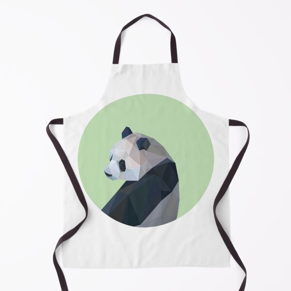 Item preview, Cartoony Geometric Panda Illustrated designed and sold by Miru-mir.