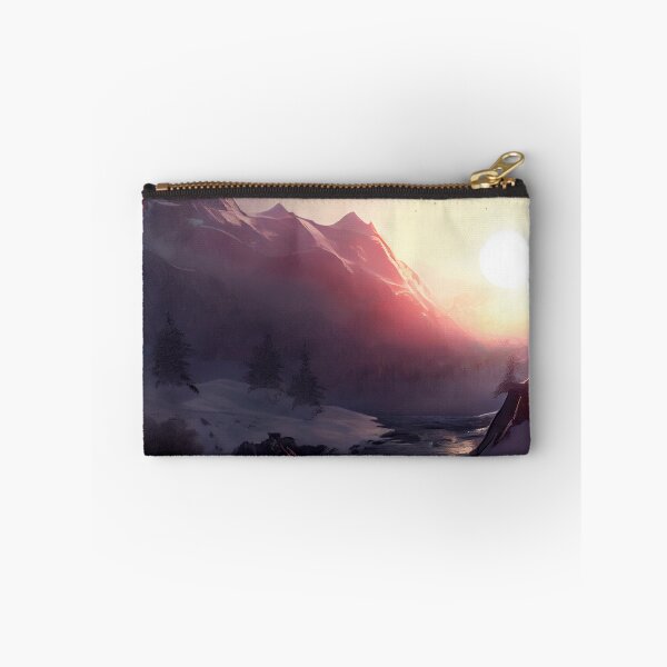 Item preview, River and forest in winter at sunrise. designed and sold by Maniock.