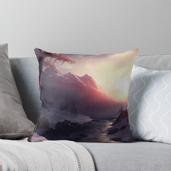 Item preview, River and forest in winter at sunrise. designed and sold by Maniock.