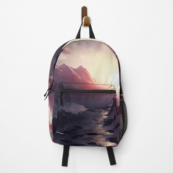 Item preview, River and forest in winter at sunrise. designed and sold by Maniock.