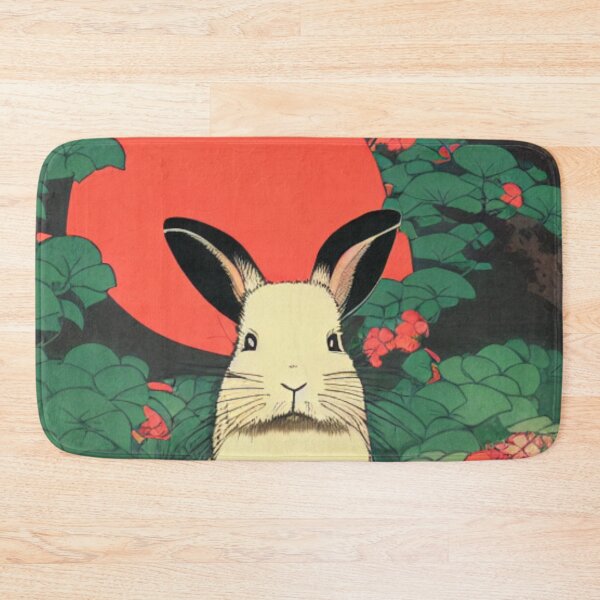 Item preview, Vintage Sunset with American Mini Rex Bunny Rabbit of Cottagecore designed and sold by wigobun.