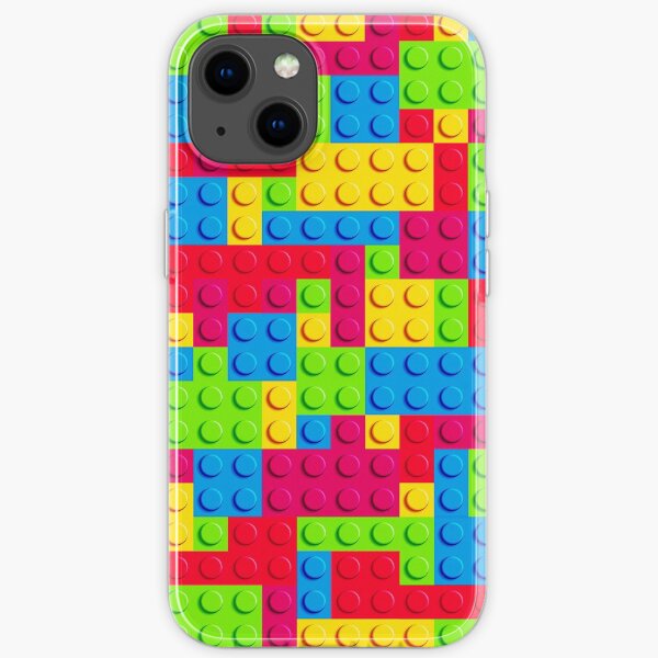 Coloured Bricks iPhone Soft Case