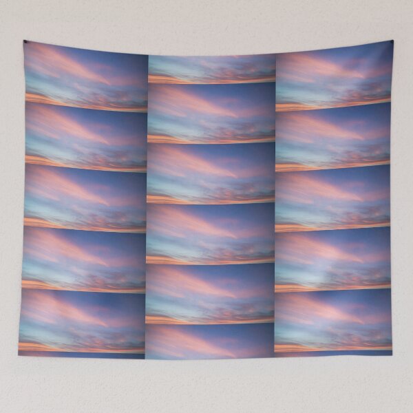 Item preview, Blue and Pink Sunset designed and sold by designmetaspace.